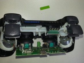 ps3 console di gioco delle parti riparazione del connettore pad giocattolo accessori controller 3d print model - Mito3D
