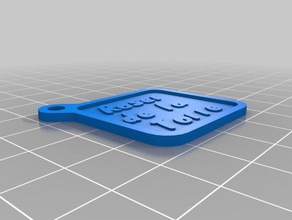 clauer roser chaveiros personalizado 3d print model - Mito3D
