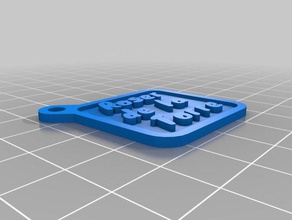 clauer roser 2 llaveros personalizado 3d print model - Mito3D
