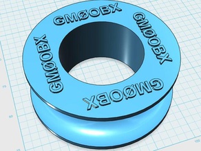 rotation collar gm0obx electronics hamradio 3d print model - Mito3D