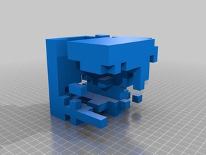 ruído browniano bloco gerador matemática a arte personalizador 3d print model - Mito3D