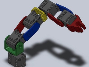ergo de engenharia papoula robô robôs 3d print model - Mito3D