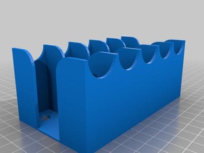 my customized parametric altoids storage rack organization 3d print model - Mito3D