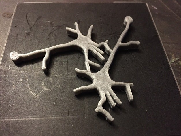 neuron pendent updated jewelry 3D print model - Mito3D