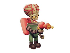 zombie alien soldier model zombwar creatures 3dmodel army video game 3d print model - Mito3D