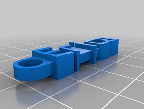 erica llavero organización personalizado 3d print model - Mito3D