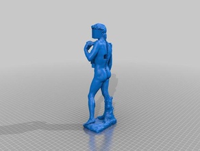 davglitch heykeller sanat david michelangelo Rönesans 3d print model - Mito3D