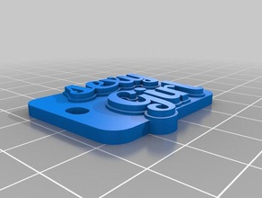 my girl keychains customized 3d print model - Mito3D