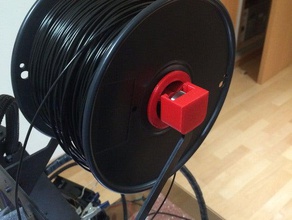 spool holder bearing prusa i3 steel 3d printer accessories filament mount 3d print model - Mito3D
