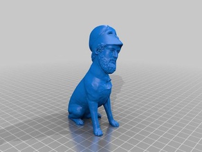 labricles pericle busto labrador scultura mashup sculture meshmixer 3d print model - Mito3D