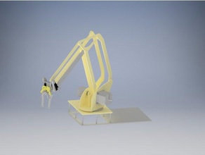 Roboter-arm in der Robotik abb artikulieren palletpack stepper 3d print model - Mito3D