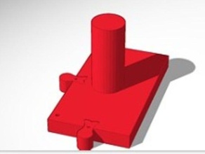 peça de quebra-cabeça filamentos spool titular 3d a impressora partes 3d print model - Mito3D