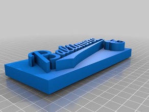 baltimore orioles 3d impressão 3d print model - Mito3D