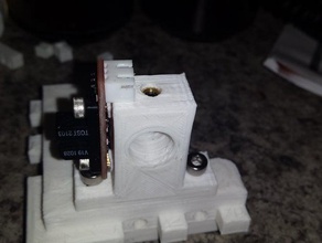 prendedor de 12mm linear trilho opto trava montagem 3d a impressora partes 3d print model - Mito3D