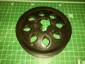 shopping trolley wheel replacement parts 3d print model - Mito3D
