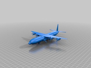ac-130 gunner ship models plane 3d print model - Mito3D