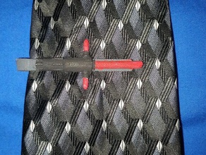 star wars kylo ren cravate fermoir clip accessoires sabre laser la force s'éveille 3d print model - Mito3D