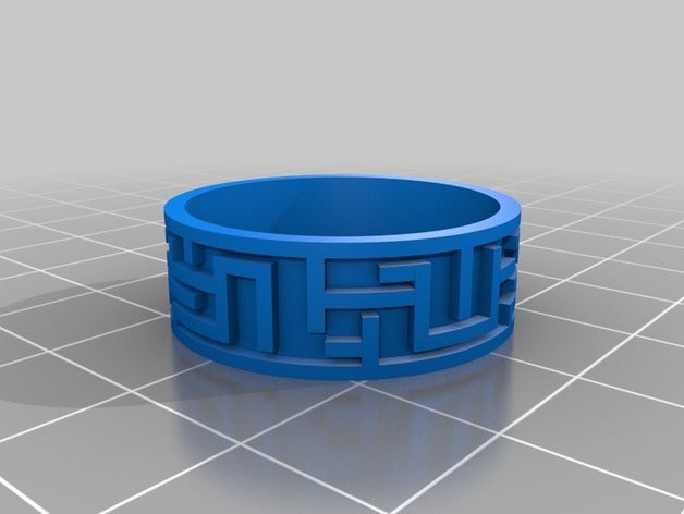 ring 3 fashion customized 3D print model - Mito3D