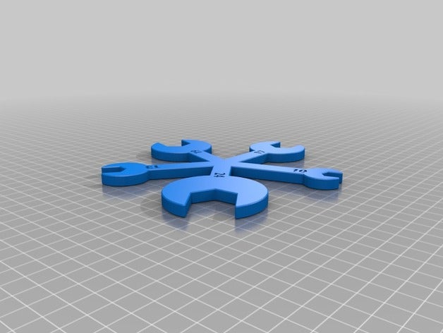 paramétrico multi-chave mão ferramentas 3D print model - Mito3D