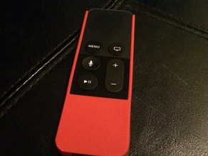 apple tv 4 remote sleeve gadgets 3d print model - Mito3D