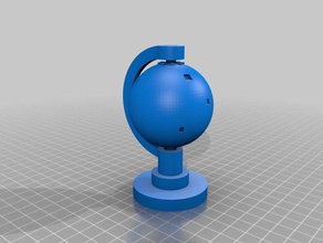 my customized random maze sphere generator sample math art 3d print model - Mito3D