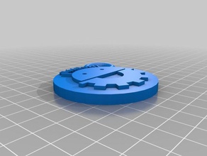 thinkdroid logo keychain 3d de l'impression facebook tinkercad 3d print model - Mito3D