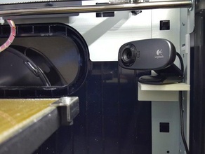 web cam prateleira da vinci 10 3 d a impressora acessórios 3d print model - Mito3D