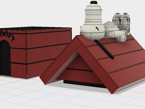 doghouse kabını snoopy kaplar fıstık 3d print model - Mito3D