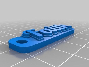 fede i portachiavi personalizzato 3d print model - Mito3D