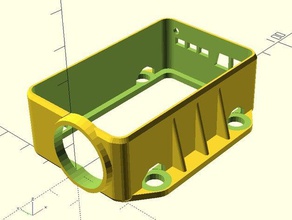 mobius suporte da câmera de habitação 4 opções fixação por exemplo fpv racer totalmente paramétricos personalizador openscad rc veículos eachine fpv-piloto montagem cardan 3d print model - Mito3D