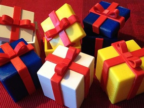 scatola regalo altri di natale giftbox prenta duo xl presente piccola san valentino il giorno regali 3d print model - Mito3D