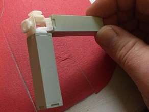 construx 4 post bisagra nudo de la construcción juguetes 3d print model - Mito3D