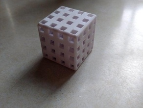 bridging test cube 3d printing tests 3d print model - Mito3D