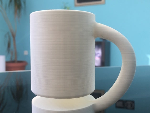 flottant tasse de café cuisine manger 3D print model - Mito3D