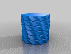 prova twisted vaso arredamento personalizzato 3d print model - Mito3D