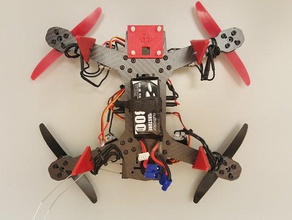 lidarlite monte quadcopter robótica 3d print model - Mito3D