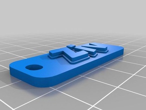 ziv chaveiros personalizado 3d print model - Mito3D