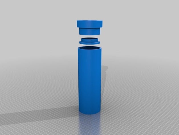 scuba diving canister lid sport outdoors flashlight 3D print model - Mito3D