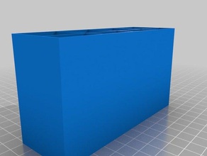 özelleştirilmiş mini depolama çamaşırlarımı aracı sahipleri kutuları 3d print model - Mito3D