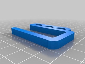 meine angepasste Tabelle-montiert-Draht-clip Organisation 3d print model - Mito3D