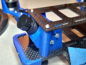 rmrc pro-700 leve, câmera caso ajustável de montagem qav250 veículos 3d print model - Mito3D