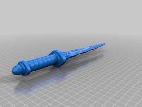 meu personalizados escuro um punhal de helios varreduras réplicas 3d print model - Mito3D