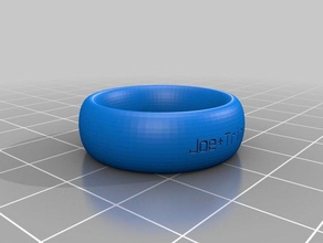 joe mooney custom ring 3 rings customized 3d print model - Mito3D