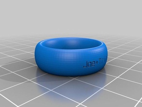joe mooney-ring 4 Ringe angepasst 3d print model - Mito3D
