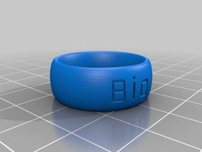 joe mooney custom ring 6 rings customized 3d print model - Mito3D