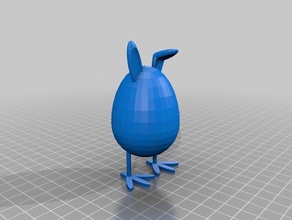 saknilap easter egg 3d drucken 3d print model - Mito3D
