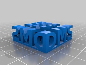 dms texto esculturas personalizado 3d print model - Mito3D