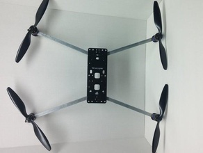 versacopter gonne max di grande formato rc i veicoli flitetest multi-rotore quadcopter 3d print model - Mito3D
