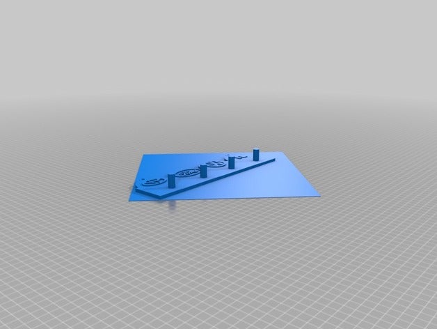 schl&uumlssebrett toyota ford vw zuhause - Organisation angepasst 3D print model - Mito3D