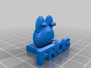 rana emoji 3d stampa 3d print model - Mito3D
